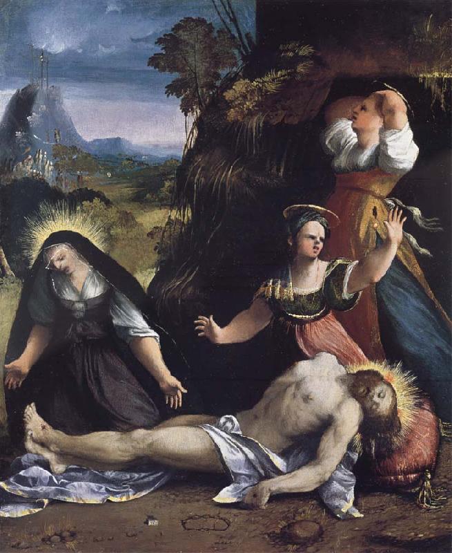 Dosso Dossi Lamentation over the Body of Christ